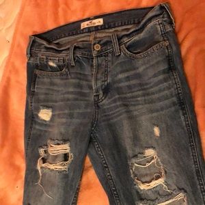 Hollister ripped jeans